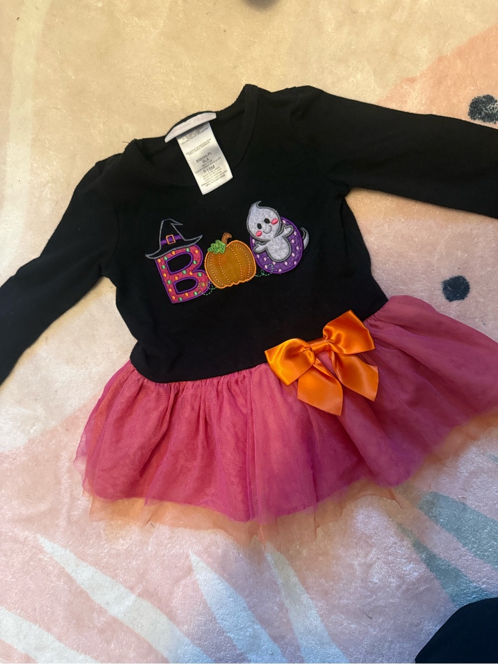 Bonnie Baby Toddler Black Halloween - 18M